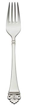 Robbe & Berking Rosenmuster Menügabel (925 Sterlingsilber)