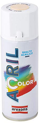 Arexons 3932 Acrilcolor Ral 1013, Bianco Perla, 400 ml