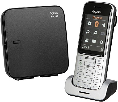 Gigaset SL450 Telefon - Schnurlostelefon / Mobilteil - mit Farbdisplay - Freisprechen - Design Telefon / schnurloses Telefon - platin schwarz