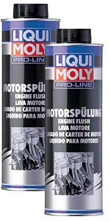 LIQUI MOLY 2427 PRO-LINE Motorspülung Motorreinigung Schlammspülung 2x 500 ml