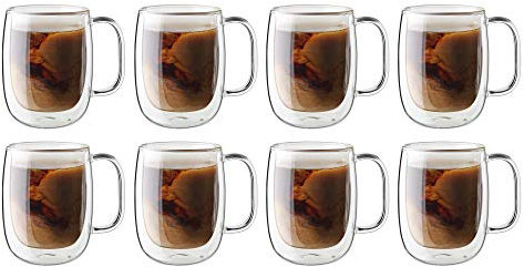ZWILLING J.A. Henckels 39500-098 Coffee Mug Set, Glass, Transparent