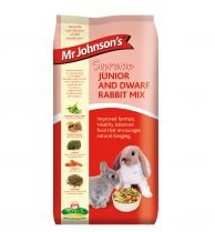 Mr Johnsons Supreme Junior & Dwarf Rabbit Mix 900g