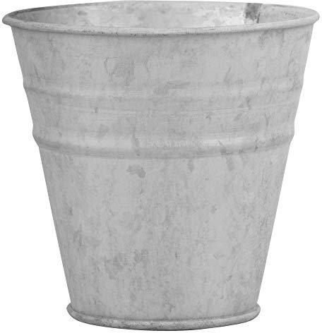 Fallen Fruits 12 cm Old Zinc Flowerpot, OZ50, Grey