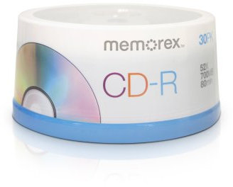 Memorex CD-R 80 Spindle CD-RW Blank Discs CD-R, 700 MB, 80 min, CD Box)