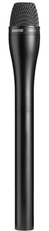 Shure SM63LB Dynamisches Mikrofon mit Kugelcharakteristik und langem Griff für Interviews, Bühne, Film und TV