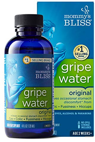 Mommy's Bliss Gripe Water, Liquid, 4-ounce bottle