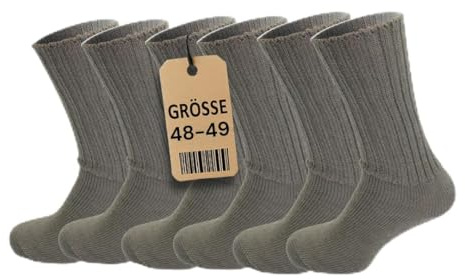 ZIMMERBAUER 3 Paar Bundeswehrsocken aus Wolle - Bundesheersocken, Arbeitssocken, Warme Skisocken, Wandersocken, Wollsocken, Socken für Herren und Damen