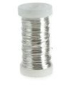 Silberdraht auf Spule Messing Myrthendraht 0,3mm 100g Spule