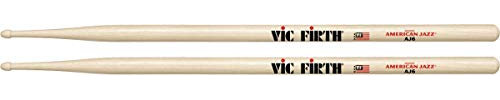 VIC FIRTH AJ6 Drum-Stick 5A American Classic-Serie, Hickory,Wood-Tip