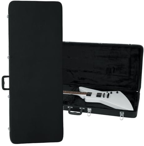 Gator Cases Estuche de Madera Dura para Guitarras de Forma Extrema; Se Adapta a Explorer, Flying V, BC Rich, y Más (GWE-EXTREME)