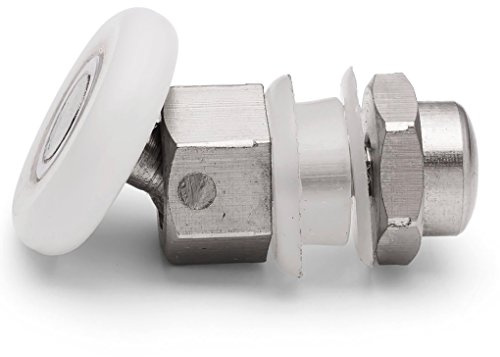 Shower Part Dusche Teil 4 x Drehgelenk Single Dusche Tür Rollen 25 mm Durchmesser L014