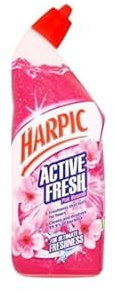 Harpic Active Fresh Pink Blossom Toilet Cleaner - Kills 99.9 percent of Bacteria, Long-Lasting Freshness (750ml)