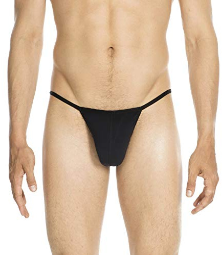 HOM - Herren - Basic G-String 'Plumes' - Black - Grösse S
