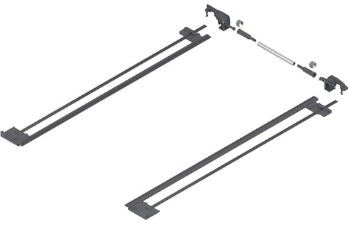 BLUM TANDEM Seitenstabilisierung, Nennlänge bis 600mm, passend zu Blum Vollauszug 560/566H