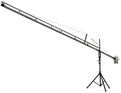 PROAIM 18ft Kamera-Kranausleger mit Ständer für Kardanringe, Schwenk-Neige- und Fluidkopf. Für DSLR-Videokameras bis zu 8 kg (P-18-JS)