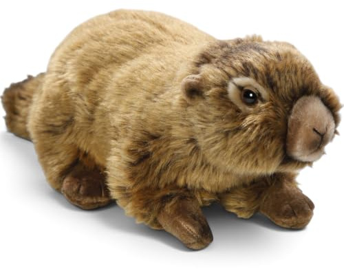 Carl Dick Murmeltier liegend, Plüschtier, Kuscheltier ca. 25cm 2616