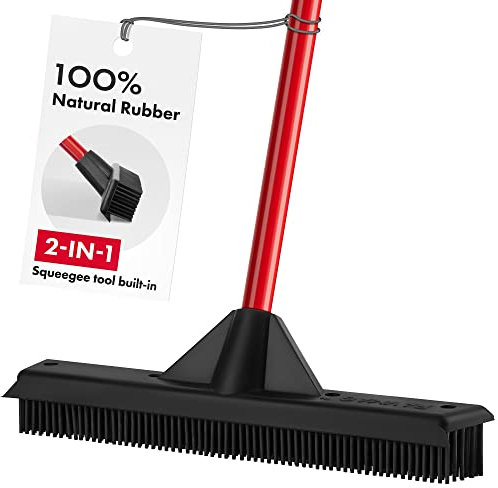 Sweep Clean Rubber Broom