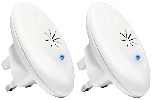 Twin Pack | Dust Mite Controller for Breathing Problems, Allergies & Skin Conditions | Reduce Dust Mites without the use of Harmful Chemicals | Protects an Entire Room from Dust Allergens | Humans & Pets Friendly | Clinically Proven