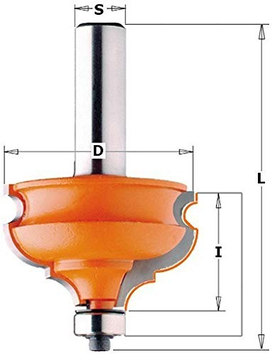 CMT 956.501.11 HM-FRAISE POUR CADRE S=12 D=47.5X28.5 DR.
