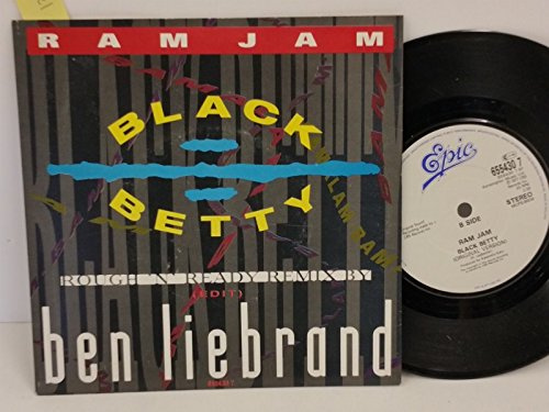 RAM JAM black betty (rough n' ready remix), PICTURE SLEEVE, 7 inch single, 655430 7