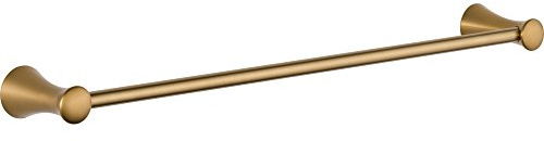 Delta Towel Rack | 24 Inch Champagne Bronze Towel Bar for Bathroom, Kitchen | Lahara Accessories