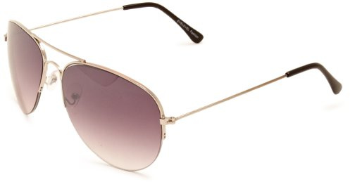 Eyelevel Colonel Pilot Style Men's Sunglasses Silver Effect One Size - With UV400 Protection