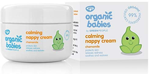 Green People Organic Babies Calming Nappy Cream 50ml | Natural & Organic Zinc Oxide Nappy Cream | Eczema-Friendly, Gentle on Sensitive Skin & Suitable from Birth | Paraben Free | Vegan, Cruelty Free