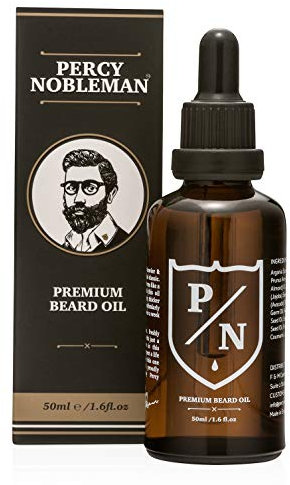 Percy Nobleman Premium Bartöl, 1er Pack (1 x 50 ml)