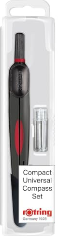 Rotring S0676530, compasso universale compatto 320 mm