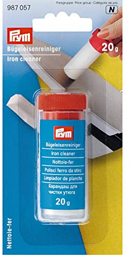Prym Bügeleisen-Reiniger 20 g – Reinigungsstift für Bügeleisensohle, entfernt Kalk & Schmutz, verbessert Gleitfähigkeit, 1 Stück