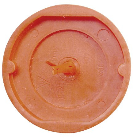 Kopp 357001507 Signaldeckel für Schalterdose, ø 60 mm, Profi-Pack: 25-Stück im Beutel, rot