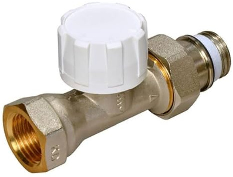 Schläfer 37070102 | Gerades Thermostatventil für Heizkörper vom Typ Meibes 1/2 - DN15 30x1,5 mit Voreinstellung und fortschrittlicher Steuerungstechnologie