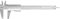 Mitutoyo MIT531-128 High Accuracy Vernier Caliper with Thumb Grip, 0mm-150mm/0-6 Range