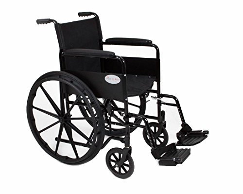 Stylish Black Sport Self - Propelled Lightweight Folding Wheelchair AMW0046BF Fast Delivery