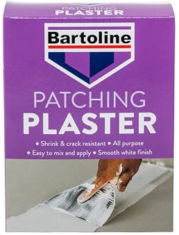 Bartoline Patching Plaster 1.5kg – All-Purpose Filler for Cracks & Holes, Smooth Finish for Walls, Ceilings, Wood, Brick & More