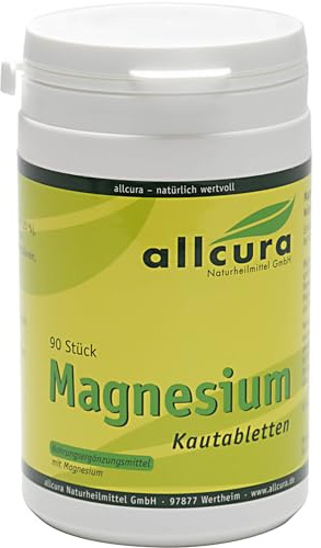 allcura Magnesium 115 mg Kautabletten, 90 St. Tabletten
