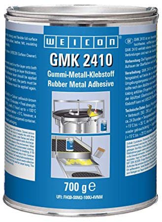 WEICON GMK 2410 pegamento de contacto, 700g, elasticidad permanente, endurecimiento rápido y fuerte, marrón