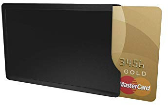 BMK Innovationen Kartenschutzhülle CardTresor Casual Edelstahl, schwarz matt, RFID/NFC-Schutz