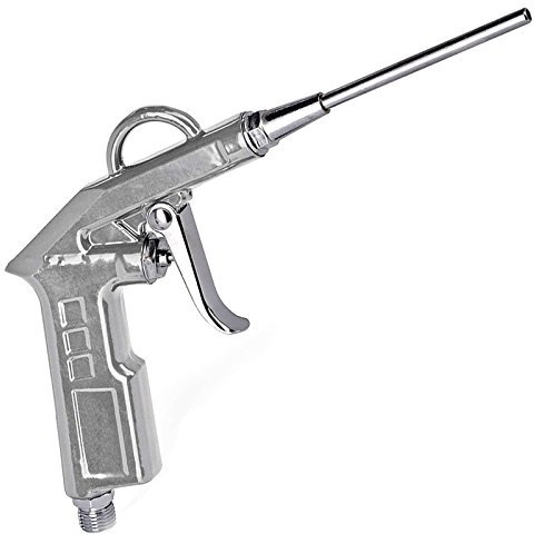 POWERPLUS 10642 - Pistolet à Air Pneumatique à Bec Long - Pression d'air : 5 bar - Idéal pour le nettoyage, la désincrustation et le dépoussiérage