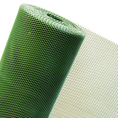 30m² Kunststoffzaun in 1,2m Höhe x 25m Länge Masche 6mm Lärmschutz
