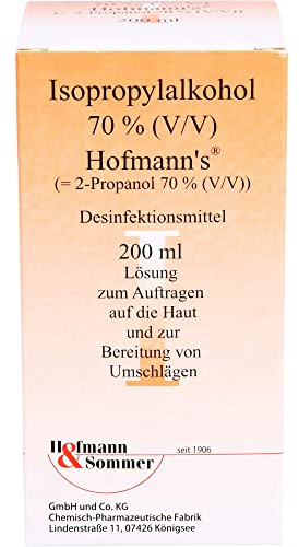 ISOPROPYLALKOHOL 70% V/V Hofmann's