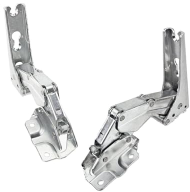 LAZER ELECTRICS Pair of Integrated Fridge Freezer Hinges for Beko, Blomberg, Electrolux, Hotpoint, Hygena, Smeg (3362 5.0 & 3363 5.0)