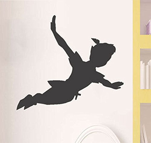 Vinilo para Pared Peter Pan vinilo sala de estar pegatina de pared Peter pan sombra pared etiqueta adhesivo de vinilo desmontable ventana mural niños niños arte