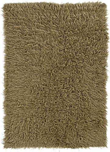 Linon Flokati 2'4 By 4'3 Rug, 1400-gram, Mushroom