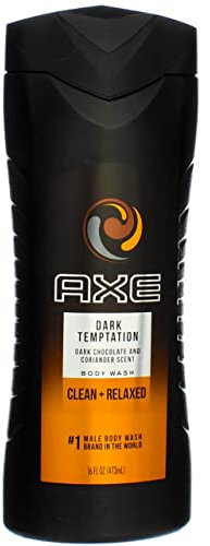AXE Body Wash for Men, Dark Temptation, 16 oz