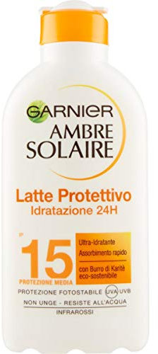 GARNIER Ambre Solaire FP15 200 ml de leche. - productos solares