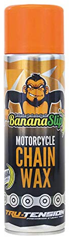 Tru-Tension | BananaSlip Motorcycle Chain Wax | Motorbike Anti-Fling PTFE Wax | 500ml