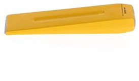 OCHSENKOPF Stahl-Spaltkeil, Geschmiedeter Sicherheitskeil, Zum Fällen und Spalten, KWF-Profi Qualität, Hubhöhe 40 mm, silber