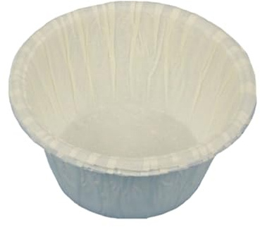 Papstar | 20 Pirottini per Muffins, Dimensioni Ø 5 cm · 3,5 cm, Colore Bianco, Materiale Carta Oleata Pergamena di Ricambio, Grammatura 55 g/m², 20 Pirottini x 10 Confezioni