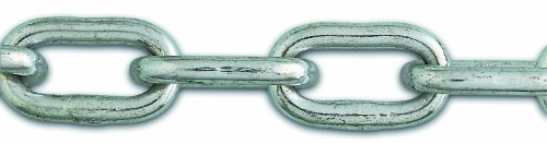 Chapuis LVBS1 Cadena soldada de eslabón corto - Acero galvanizado - 20 kg - Diámetro 2 mm - Largo 2,5 m